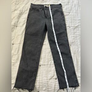 Women's Gray Madewell Stovepipe Jeans